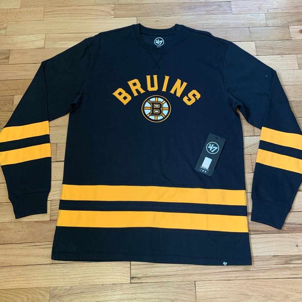 Boston Bruins Vintage LS Hockey Tee - NWT